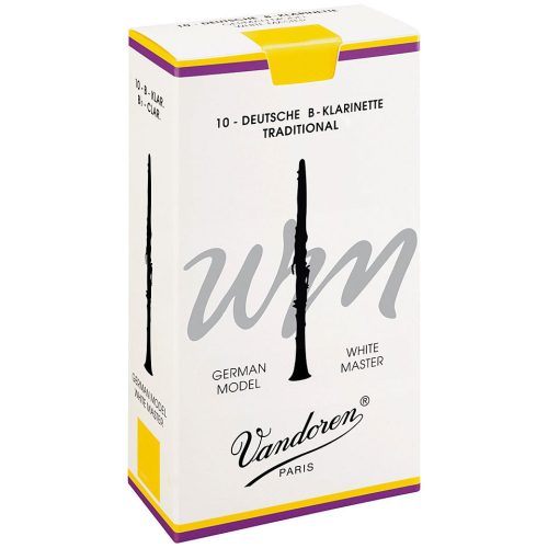 Vandoren Bb klarinét nád, White Master 1,5