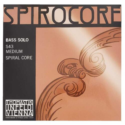 Bőgőhúr Thomastik Spirocore solo 4/4 készlet