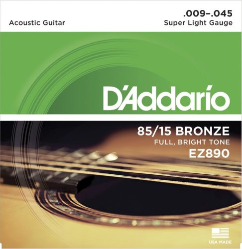 Daddario EZ890 85/15 009-045 - western húr