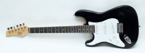 GMC-EGS111 Elektromos gitár balkezes, fekete