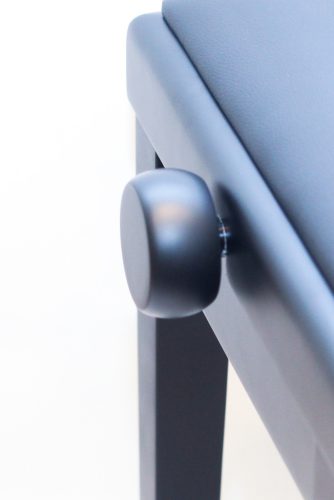 Ambiente zongorapad AMB23-MBK-LBK fekete matt+fekete bőr