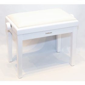   Ambiente zongorapad AMB23-MWH-VWH fehér matt+fehér bársony
