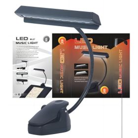 GMC-07 Kottaállványhoz világítás, lámpa 9 led szürke